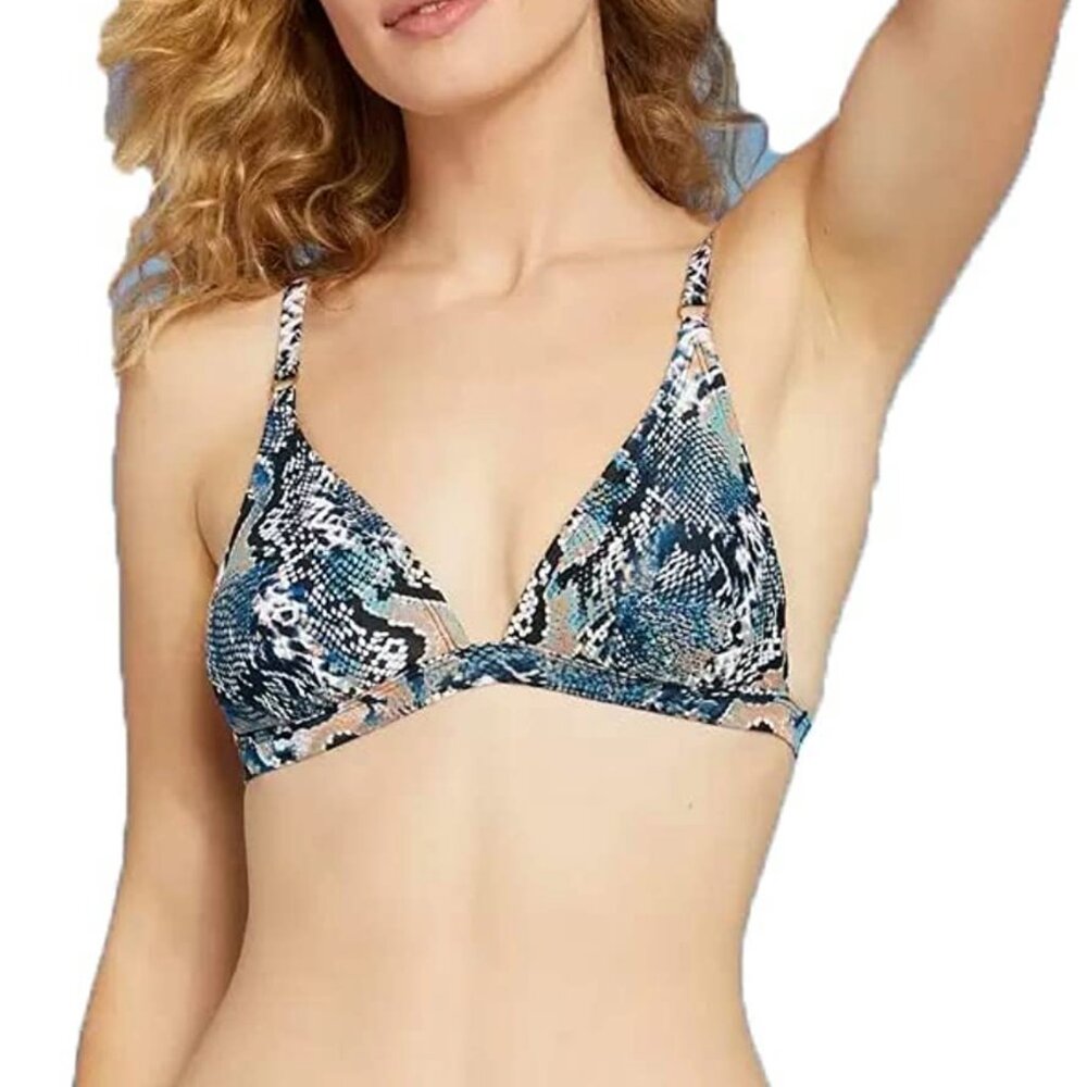 womens snakeskin swimsuit seperates bikini top